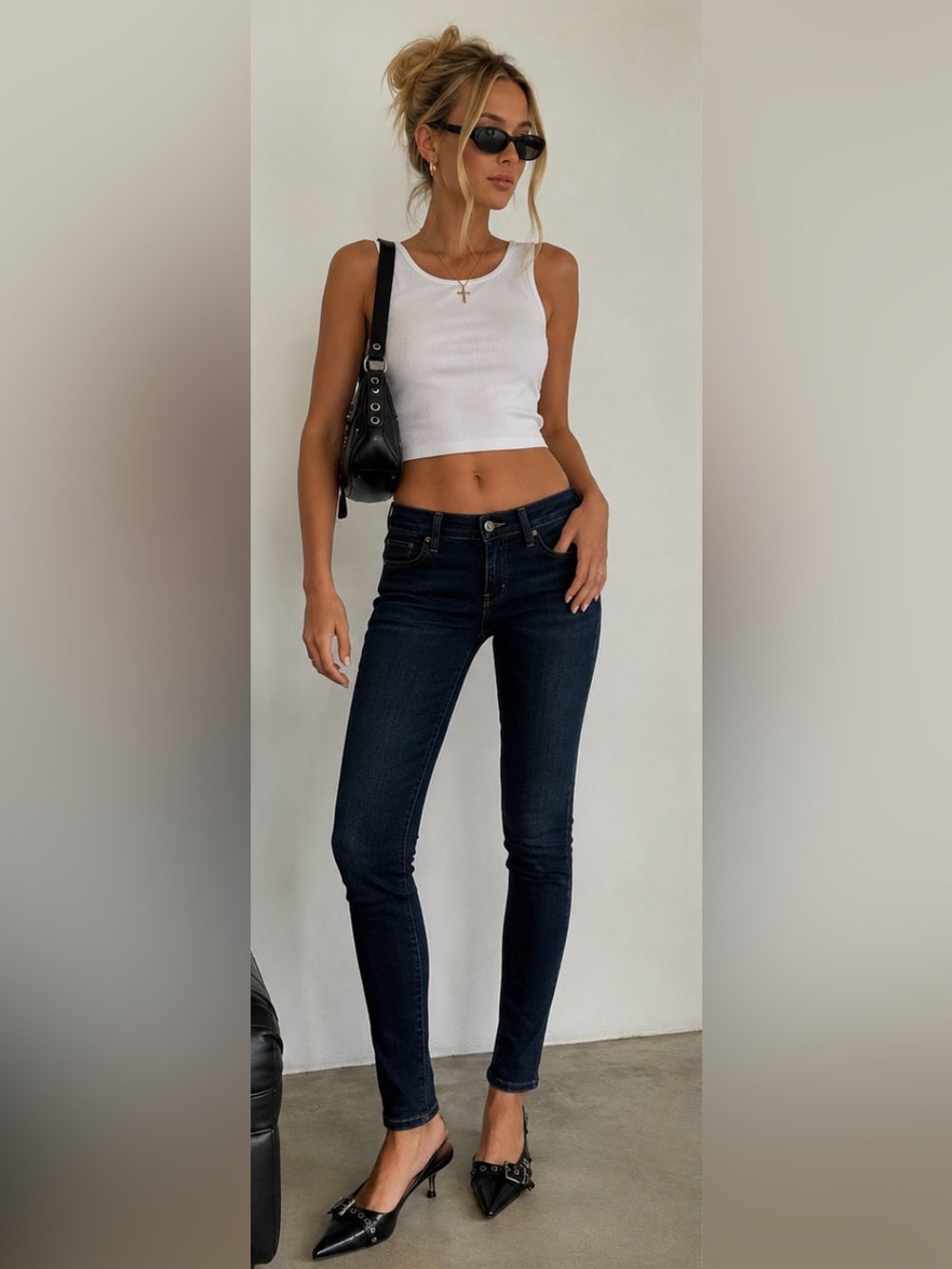rag & bone/JEAN Skinny Dark Wash Stretch Jeans Size 27
